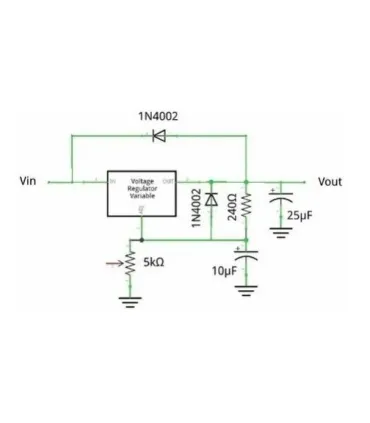 Regulador De Voltaje Lm317t - Top-220 - Merkatronix