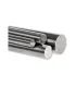 Varilla Lisa Acero Plata Eje 20mm X 1 Metro - Merkatronix