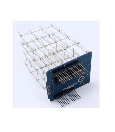 Cubo De Leds 4x4x4 Azul - Proyectos Diy - Arduino - Merkatronix
