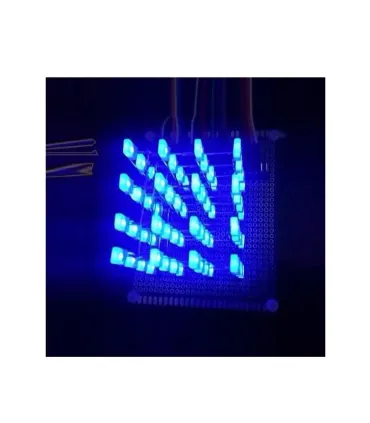 Cubo De Leds 4x4x4 Azul - Proyectos Diy - Arduino - Merkatronix
