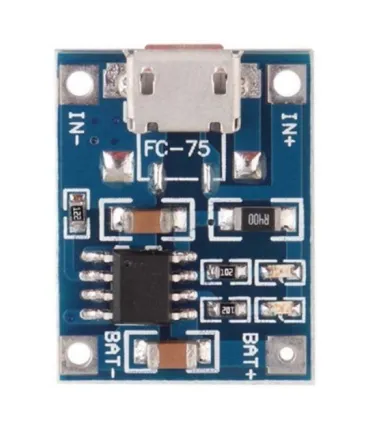 Modulo Cargador Tp4056 Micro Usb 1a - Merkatronix