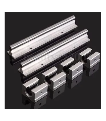 Kit Cnc Guías Lineales Soportadas Sbr20 X 700mm + - Merkatronix