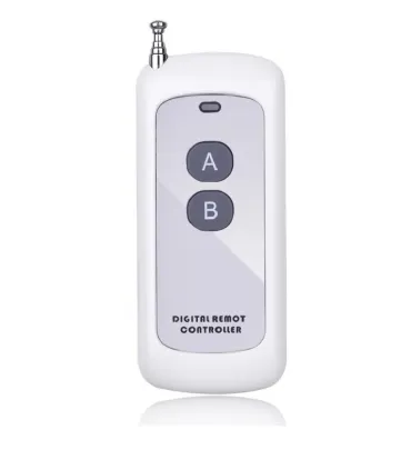 Control Rf 433mhz 2 Botones Largo Alcance Y Antena - Merkatronix