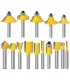 Kit Fresas Para Corte De Madera Mdf 1/4 + Estuche - Merkatronix