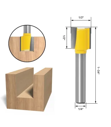 Kit Fresas Para Corte De Madera Mdf 1/4 + Estuche - Merkatronix
