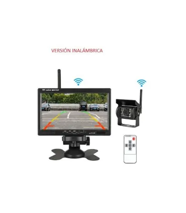 Camara + Monitor Reversa Inalámbrica Para Carro - - Merkatronix