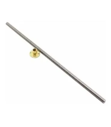 Varilla Roscada Trapezoidal 8mm - T8 - 4 Hilos X - Merkatronix
