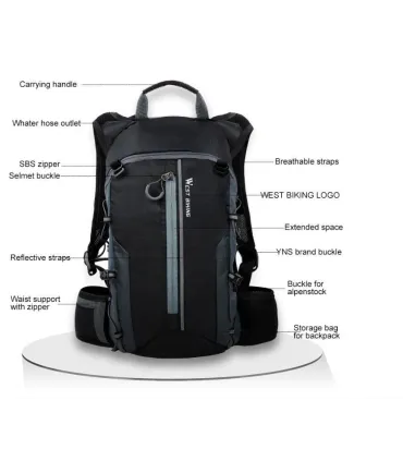 Mochila De Hidratación Deportiva Ciclismo - Merkatronix