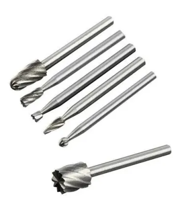Kit Fresas Para Mototool Dremel - Mini Mandril - 6 - Merkatronix