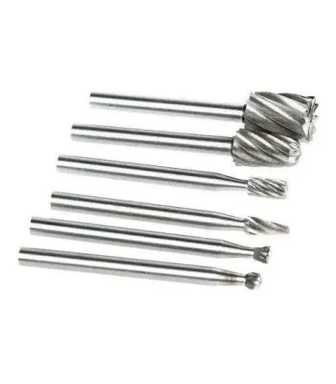 Kit Fresas Para Mototool Dremel - Mini Mandril - 6 - Merkatronix