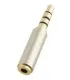 Adaptador Audio Conversor  3.5mm a 2.5mm - Merkatronix