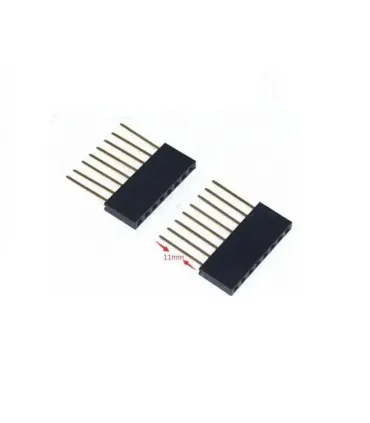 Pin Header Largo Hembra Macho 2.54mm - 8 Pines - Merkatronix