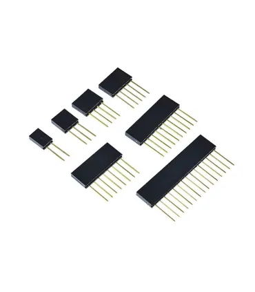 Pin Header Largo Hembra Macho 2.54mm - 6 Pines - Merkatronix