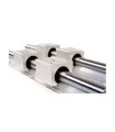 Kit Cnc - Guías Lineales Soportadas Sbr12 X 400mm Sbr12uu