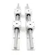 Kit Cnc - Guías Lineales Soportadas Sbr12 X 400mm - Merkatronix