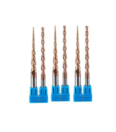Fresa Redonda Conica Para Metales - R0.5mm - Merkatronix