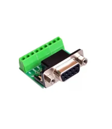 Adaptador Conector Db9 Bornera Terminales Hembra - Merkatronix
