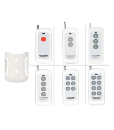 Control Remoto Rf 433mhz 8 Canales Transmisor Rf - Merkatronix