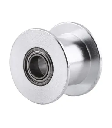 Polea Pasiva 10mm - 20 Dientes Lisa Gt2 Eje 5mm - Merkatronix