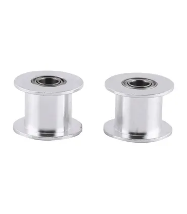 Polea Pasiva 10mm - 20 Dientes Lisa Gt2 Eje 5mm - Merkatronix