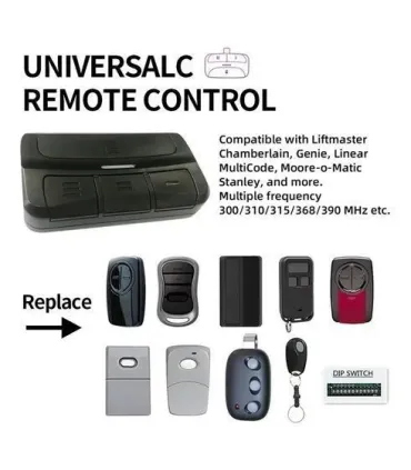 Control Remoto Universal 300-390mhz Para - Merkatronix