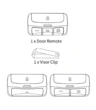 Control Remoto Universal 300-390mhz Para - Merkatronix