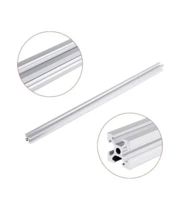 Perfil De Aluminio Estructural 2020 V-slot - Cnc - - Merkatronix