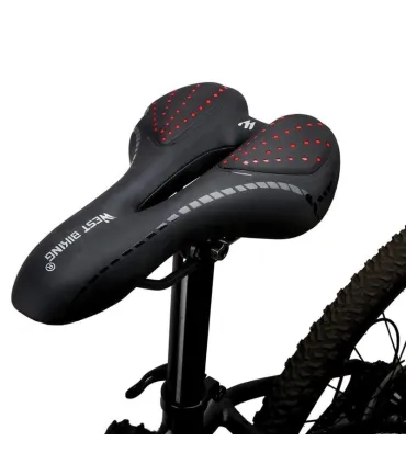 Sillín De Silicona Bicicleta Antiprostatico - - Merkatronix