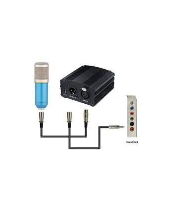 Fuente De Alimentación Sonido Phantom Profesional - Merkatronix