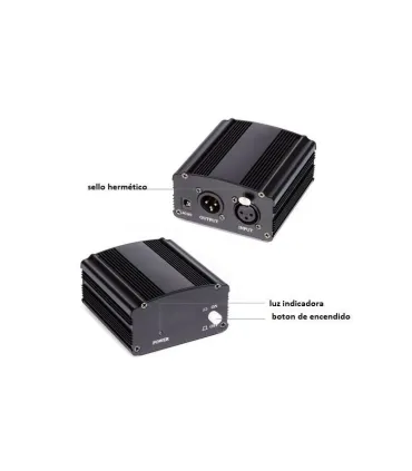 Fuente De Alimentación Sonido Phantom Profesional - Merkatronix