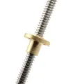 Varilla Roscada Trapezoidal 8mm T8 X 300mm - 2mm X Vuelta
