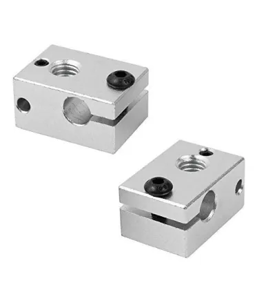 Bloque De Calefacción Aluminio E3d-v6 Hotend - Merkatronix