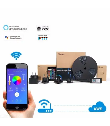 Sonoff L1 Cinta Led Rgb Wifi - Domótica 5m - Merkatronix