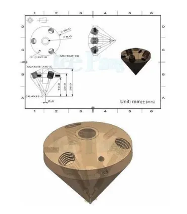 Boquilla Extrusor Remoto V6 Bowden - Hotend Triple - Merkatronix