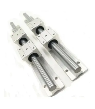 Kit Cnc - Guías Lineales Soportadas Sbr12 X 500mm - Merkatronix