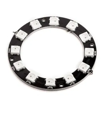 Anillo Led Rgb 12 Leds 12-bit Ws2812  Digital - Merkatronix