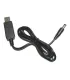 Cable Usb Elevador De 5 A 12v Macho - 750ma - 95cm - Merkatronix