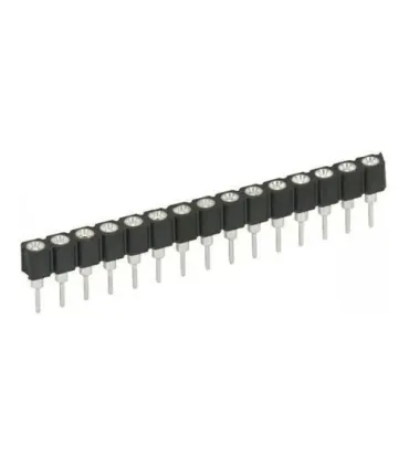 Pin Header Hembra Conector Redondo 2.54mm X 40 - Merkatronix