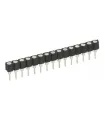 Pin Header Hembra Conector Redondo 2.54mm X 40