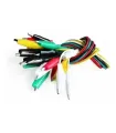 Cables Con Caimán - Cable Jumper - Arduino X 10