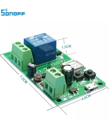 Domótica - Interruptor Wifi Sonoff 12v - 32v Dc - Merkatronix