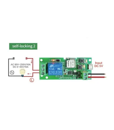 Domótica - Interruptor Wifi Sonoff 12v - 32v Dc - Merkatronix