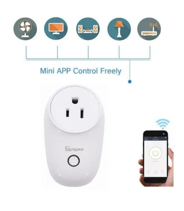 Domótica - Sonoff Toma S26 Wifi Enchufe Inteligente - Merkatronix