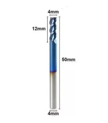 Fresa Para Corte De Aluminio Carburo De Tungsteno - Merkatronix