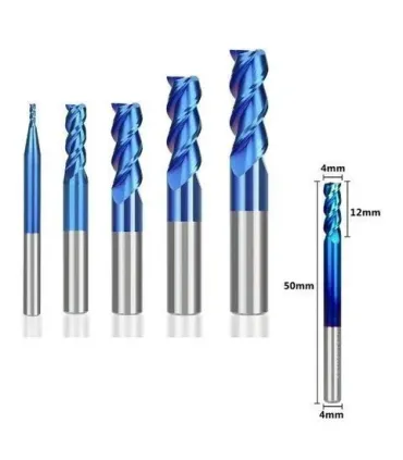 Fresa Para Corte De Aluminio Carburo De Tungsteno - Merkatronix