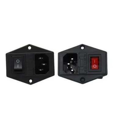 Conector Ac Con Suiche - Interruptor Impresora 3d - Merkatronix