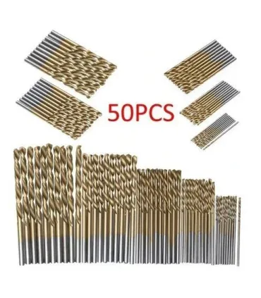 Broca Helicoidal Titanio - Brocas Milimétricas Hss - Merkatronix