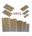 Broca Helicoidal Titanio - Brocas Milimétricas Hss X 50