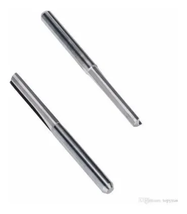 Fresa Recta 2 Flauta Para Corte Madera Pvc Mdf - Merkatronix