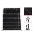 Kit Panel Solar 50w Flexible 24v + Conectores + - Merkatronix
